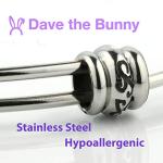 Inuksuk Bangle Bracelet with Bunny Charm