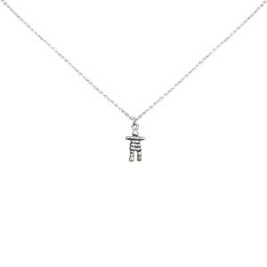 Inukshuk Pendant Necklace for Nature Lovers
