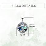 Inukshuk Statues - Silver Tree of Life Pendant