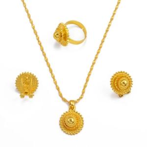 Elegant Ethiopian Jewelry Set for Women