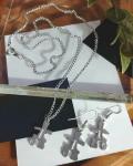 Inukshuk Pathfinder Pendant Necklace and Earrings Set
