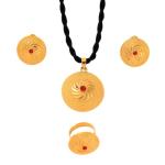 Ethiopian Jewelry Set for Women – Necklace, Earrings, Ring