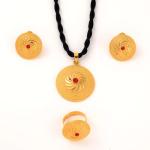 Ethiopian Jewelry Set for Women – Necklace, Earrings, Ring