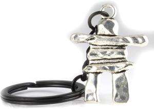Large Inukshuk Charm Keychain