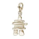 Gold Plated Inukshuk Charm with Lobster Claw