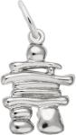 Sterling Silver Rembrandt Classic Inukshuk Charm
