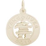 Vancouver Inukshuk Charm in 10k Yellow Gold