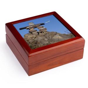Inukshuk Jewelry Box by Cindy Miller Hopkins