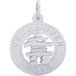 Sterling Silver Vancouver Inukshuk Charm for Jewelry