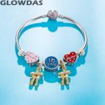 Gold Plated Inukshuk Charm for Pandora Bracelets