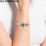 Gold Plated Inukshuk Charm for Pandora Bracelets