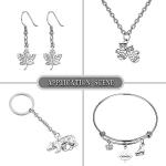 Inukshuk Statues & Canada Theme Charms Set