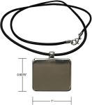 Inukshuk Necklace with Rectangle Pendant - Newfoundland