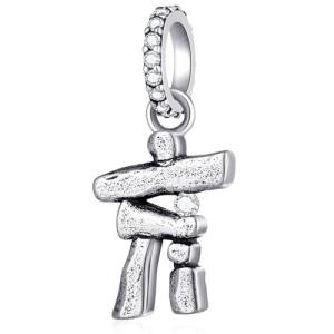 Inukshuk Stone Charms for Pandora Bracelets