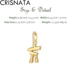 Gold Plated Inukshuk Charms for Pandora Bracelets