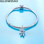 Inukshuk Charm for Pandora Bracelet - Silver Pendant