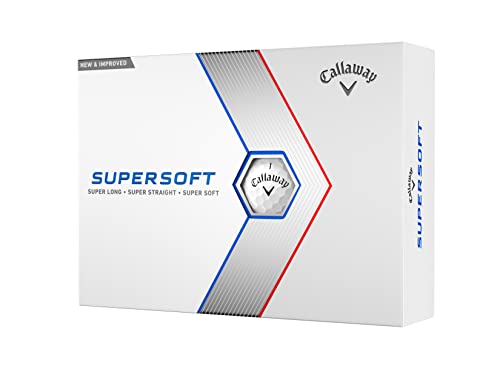 2023 White Callaway Supersoft Golf Balls