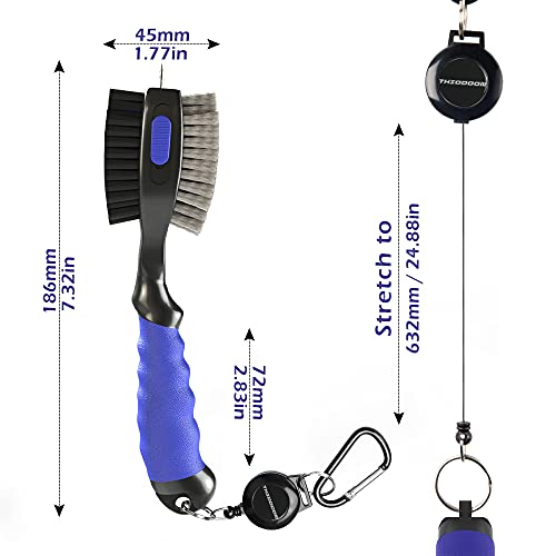 THIODOON Golf Club Brushes - 2 Pack