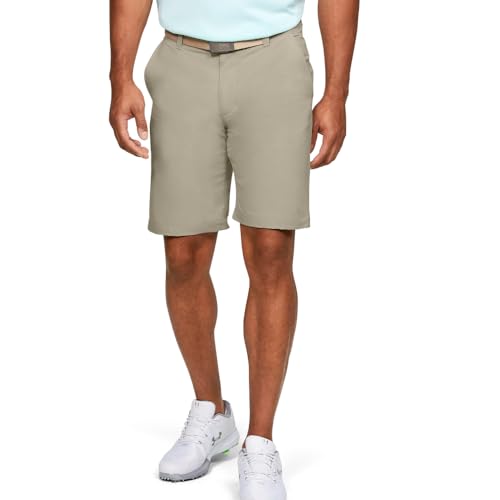 Under Armour Men's Tech Golf Shorts, Khaki/Gray - Size 36