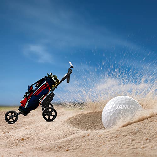 Foldable JANUS Golf Cart with seat and phone holder