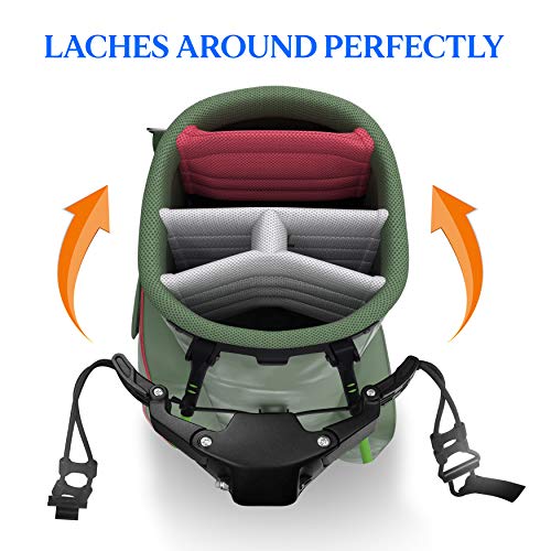 SereneLife Lightweight Golf Push Cart - Folding with Bag Storage