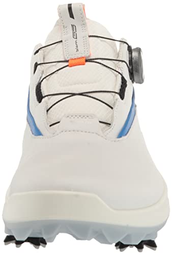 ECCO Men's Waterproof Golf Shoe, White/Regatta, Size 8