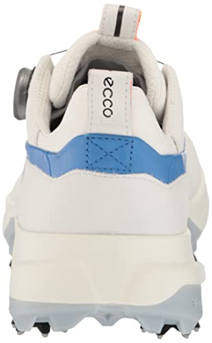 ECCO Men's Waterproof Golf Shoe, White/Regatta, Size 8