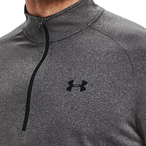 Under Armour Men's Tech 2.0 1/2 Zip-Up Shirt, Carbon/Black, XL
