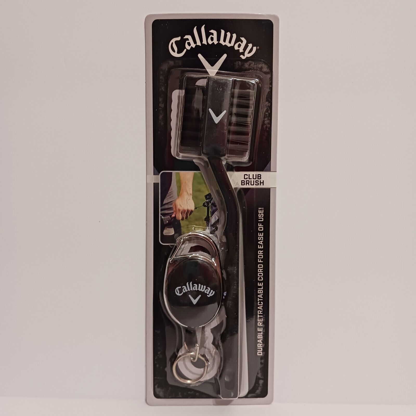Callaway Golf Club Brush with Retractable Cord