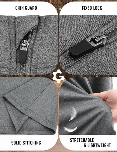 Men's 3-Pack Moisture-Wicking 1/4 Zip Golf Pullovers