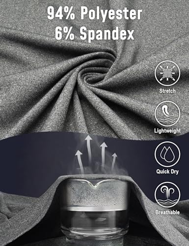 Men's 3-Pack Moisture-Wicking 1/4 Zip Golf Pullovers