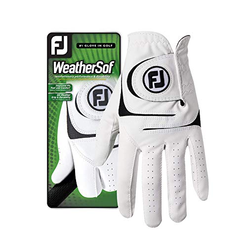 FootJoy WeatherSof Glove White Large, Left Hand