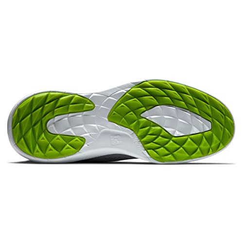 FootJoy Men's Grey/White/Lime Golf Shoe, Size 10.5