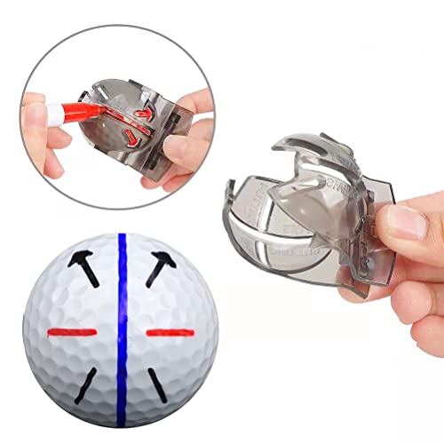 Golf Ball Marker Set with Stencils and Colors