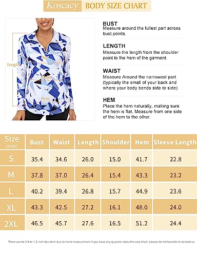 Women's UPF 50+ Golfing Pullover - Light Blue