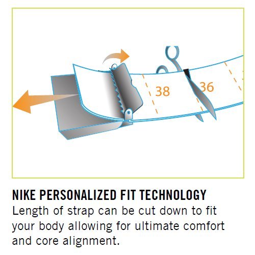 Nike Men's Golf Web Belt - White/Gray/Navy