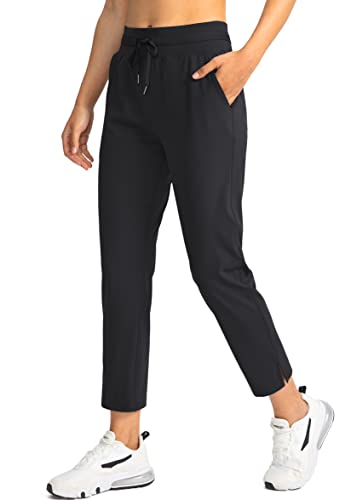 Women's Golf Pants with 4 Pockets Stretch High-Waisted