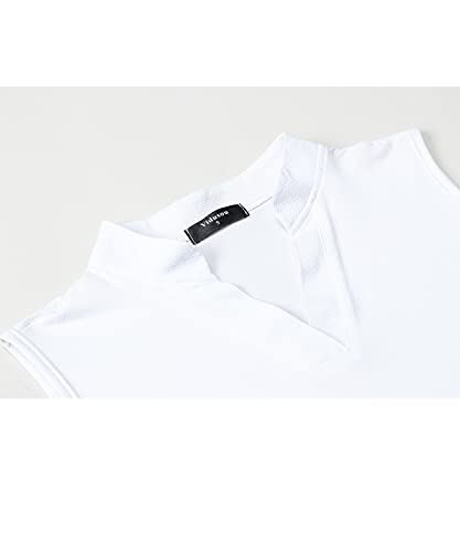 Vidusou Women's Golf Shirt - Sleeveless Athletic T-Shirt