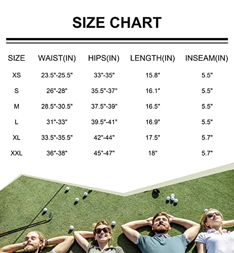 Women's High Waisted Golf Skort with Pockets