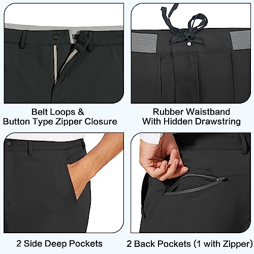 JWM Men's Stretch Slim Fit Golf Joggers