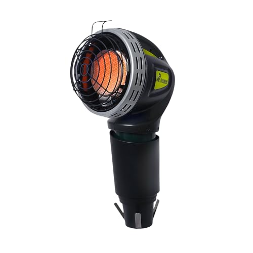 Portable Golf Cart Heater - Silver/Black
