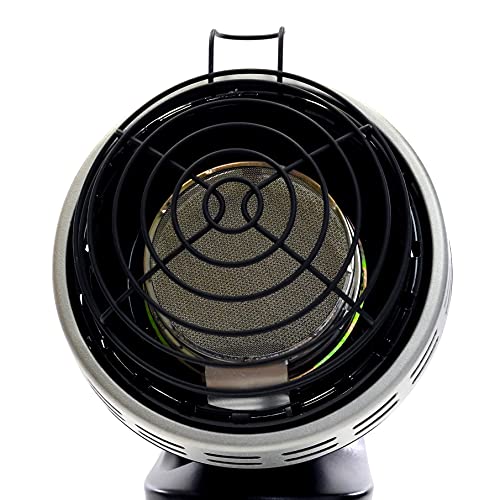 Portable Golf Cart Heater - Silver/Black