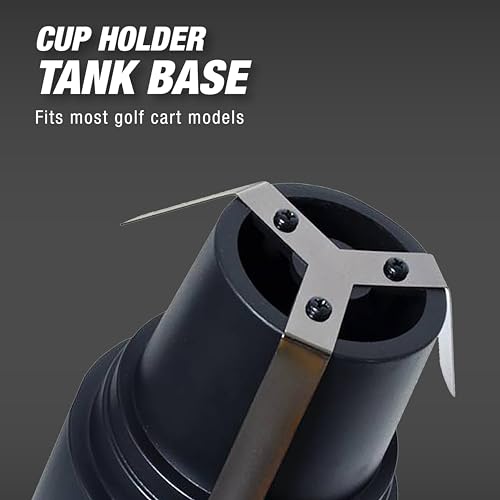 Portable Golf Cart Heater - Silver/Black