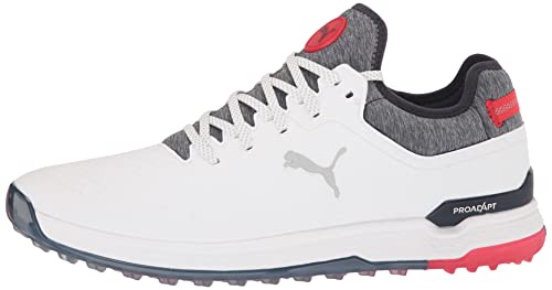 PUMA Men's Proadapt Alphacat Golf Shoe - White/Navy