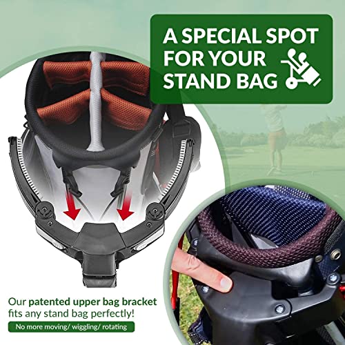 Caddytek One-Click Folding Golf Push Cart, Lime