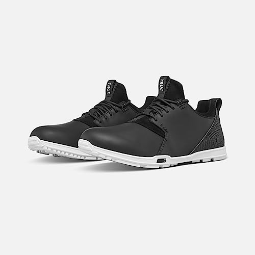 TRUE Linkswear OG Tour Golf Shoes, Black/White, Size 12