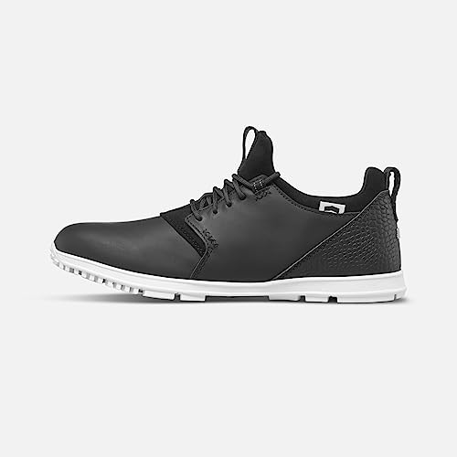 TRUE Linkswear OG Tour Golf Shoes, Black/White, Size 12