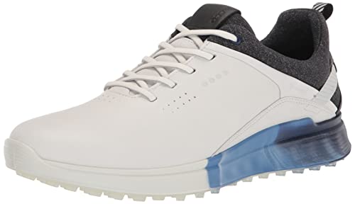 ECCO S-Three Gore-TEX Golf Shoe, White/Black, Size 11