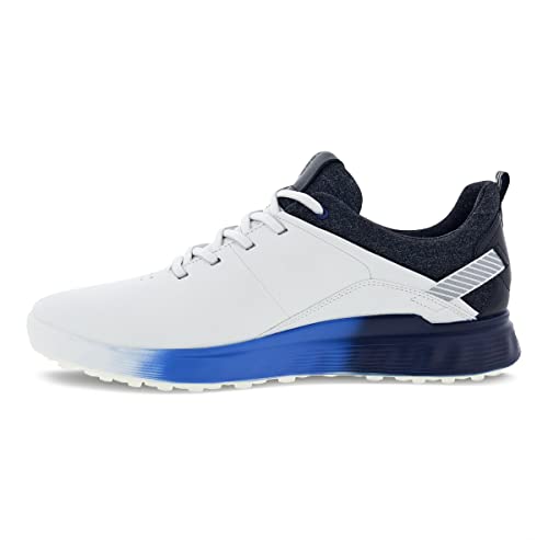 ECCO S-Three Gore-TEX Golf Shoe, White/Black, Size 11