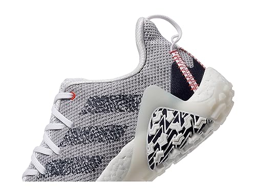 adidas Codechaos 22 Spikeless Golf Shoes, White/Navy/Red, 12
